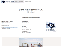 Tablet Screenshot of denholm-coates.co.uk